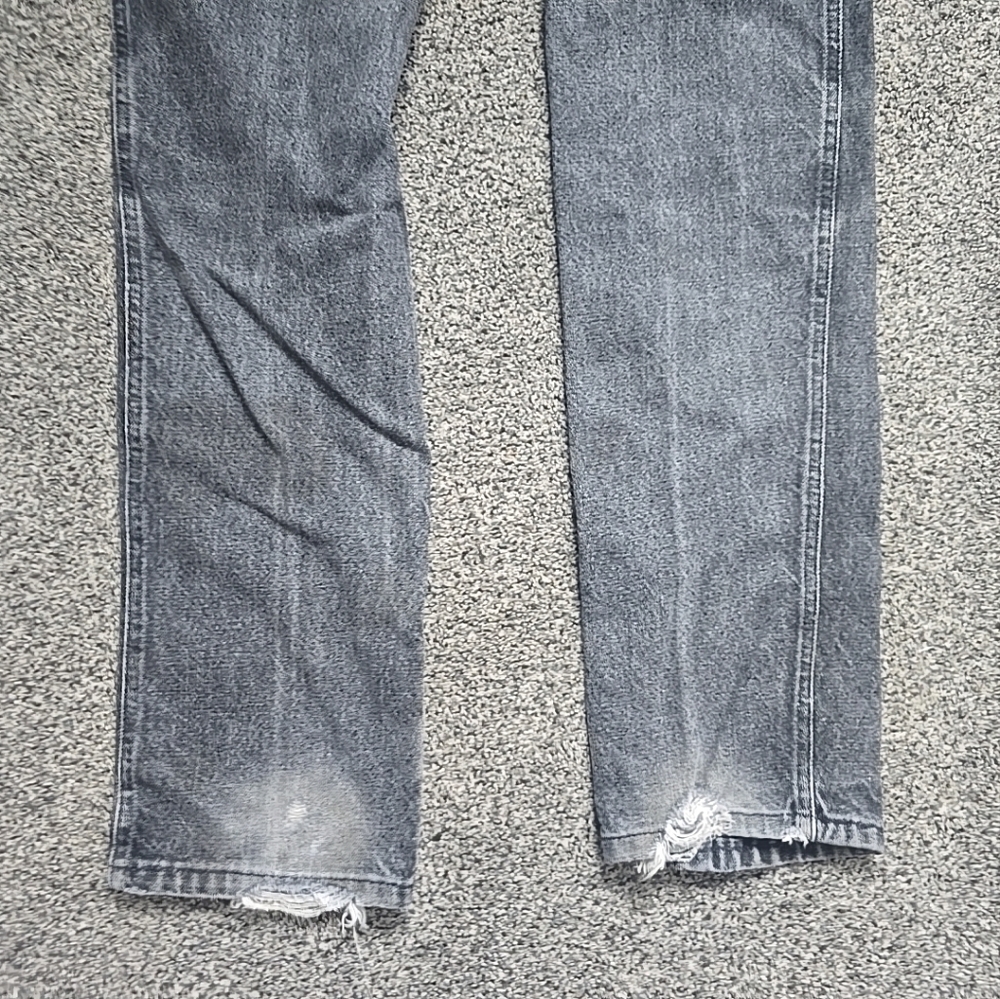 VTG Roper Riding wester Jeans Women Size 3/4 Gray Extra High Rise Straight Leg - Picture 10 of 16